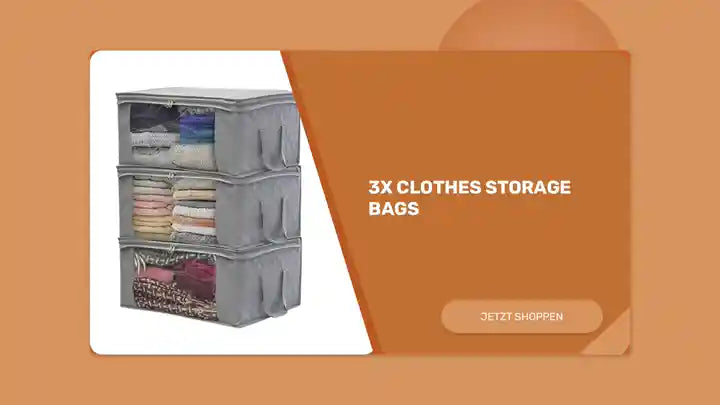 3x Clothes Storage Bags by@Outfy