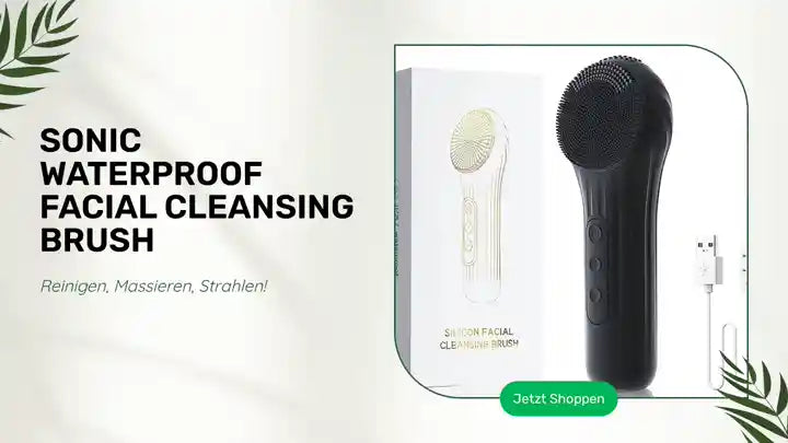 Sonic Waterproof Facial Cleansing Brush by@Outfy