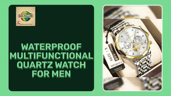 Waterproof Multifunctional Quartz Watch For Men by@Outfy