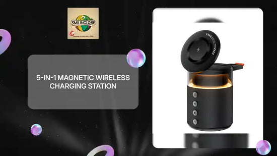 5-in-1 Magnetic Wireless Charging Station by@Outfy