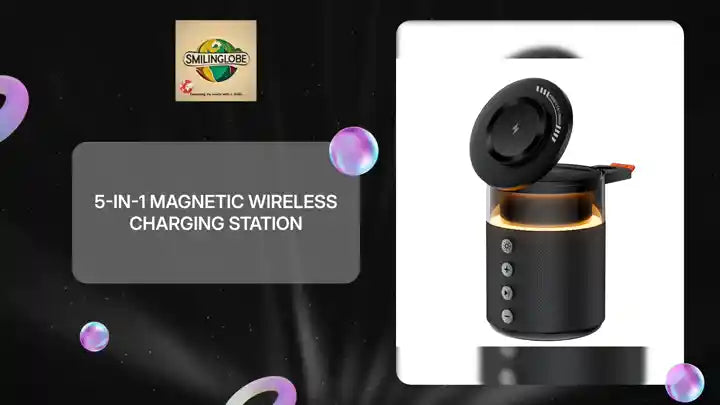 5-in-1 Magnetic Wireless Charging Station by@Outfy