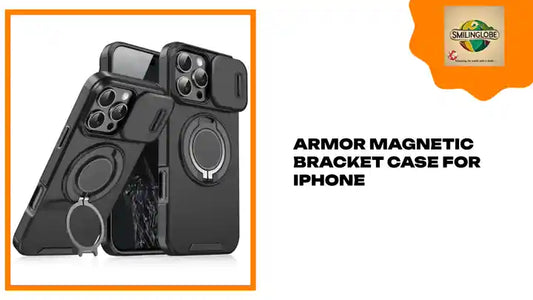 Armor Magnetic Bracket Case for iPhone by@Outfy