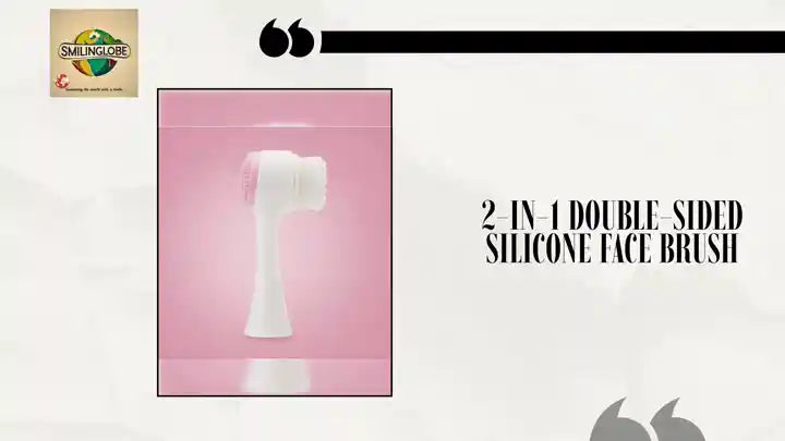 2-in-1 Double-Sided Silicone Face Brush by@Outfy