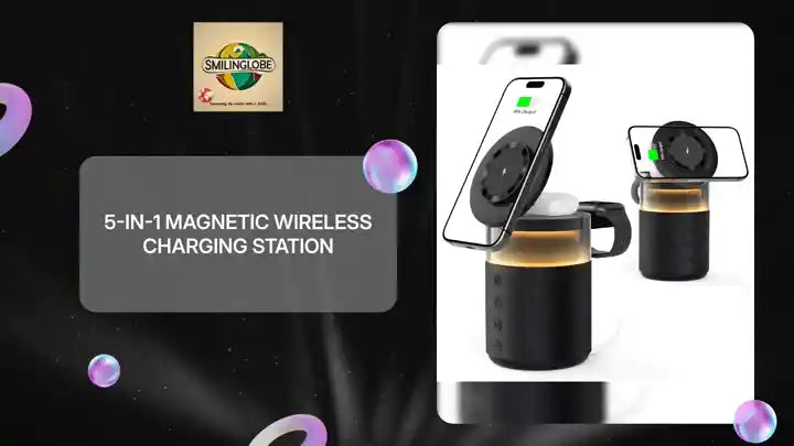 5-in-1 Magnetic Wireless Charging Station by@Outfy